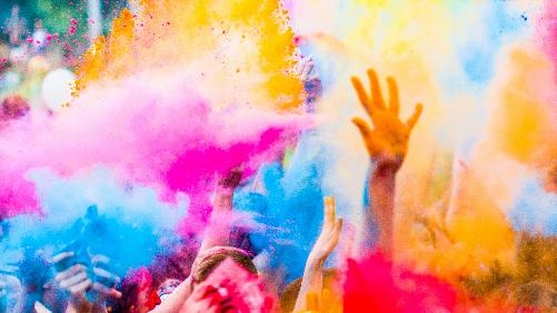 Bild Pattaya Holi Festival 2024 - Explosion der Farben und Kulturen