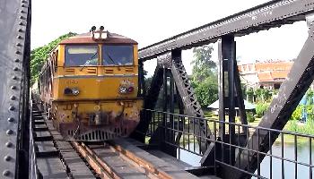 Abenteuerliche Zugfahrt am River Kwai - Bangkok Video
