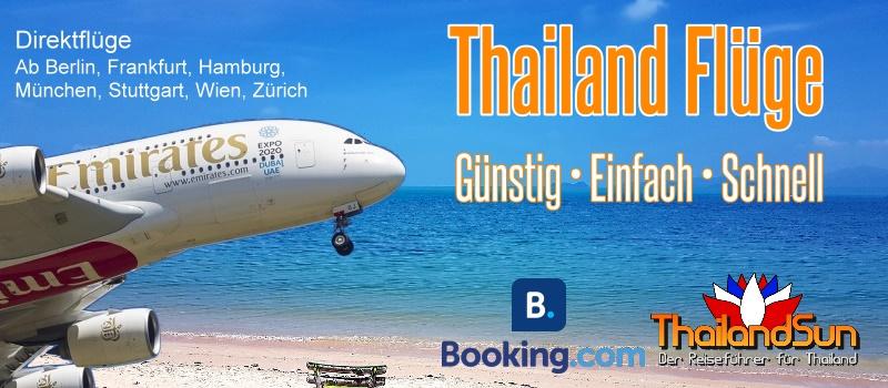 Thailand Flge ab Frankfurt, Berlin, Hamburg, Mnchen, Wien und Zrich