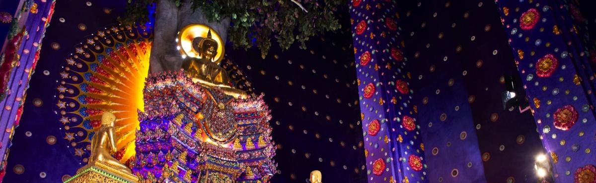 Purple Temple - Ayutthaya Thailand