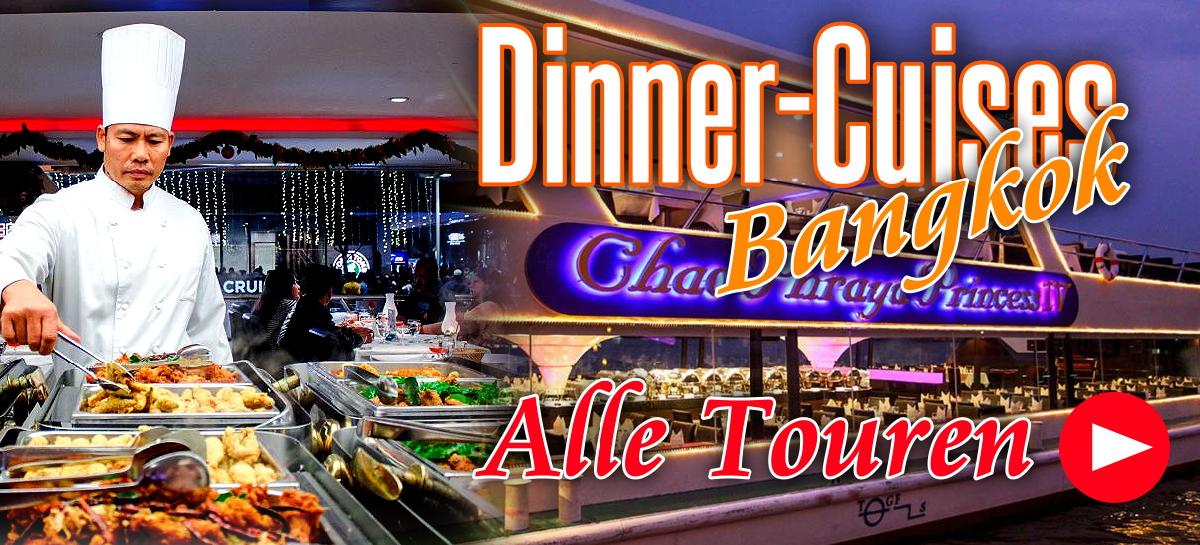 Dinner Cruises Bangkok - Bezaubernde kulinarische Fahrt auf dem Chao Phraya