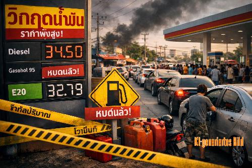 Bild Benzinkrise - Ölpreise steigen, Tankstellen werden gestürmt