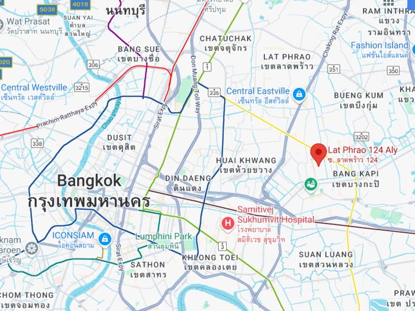 Soi Lat Phrao 124 im Wang Thonglang-Distrikt von Bangkok 