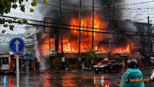 Bild Feuer zerstört Restaurant und Spa auf Phuket - Ursache noch unklar