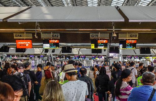 Flughafen bereitet sich auf Passagieransturm vor Thailand
