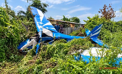 Bild Flugzeugabsturz bei Pattaya - deutsch-thailändischer Pilot überlebt