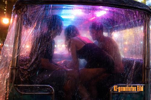 Bild Öffentlicher Nahverkehr durch Menage á trois neu interpretiert