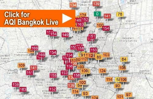 Aktueller Luftverschmutzungsindex Bangkok