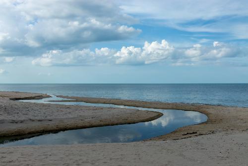 Schwarzes Abwasser fliesst ber den Kamala Beach - Reisenews Thailand - Bild 1