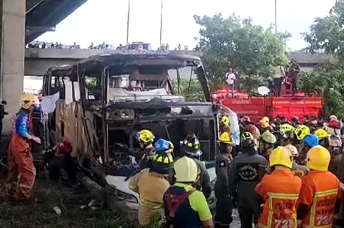 Thailand - 25 Tote beim Brand eines Busses bei Bangkok - Reisenews Thailand - Bild 1