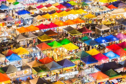 Bild Thailand eskaliert - 3 Night Markets in den weltweiten Top 10