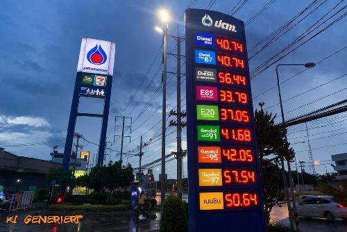 Bild Thailand hebt Kraftstoffpreise nochmals an - Diesel über 40 Baht