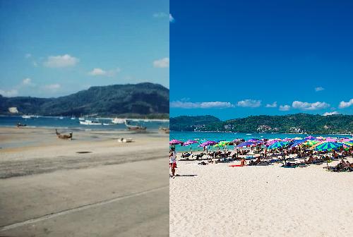 Phuker Patong Beach 1984 - 2018