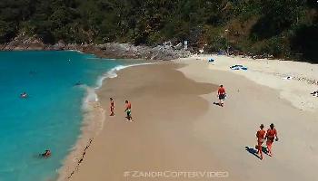 Freedom Beach Phuket Aerial - Phuket Video